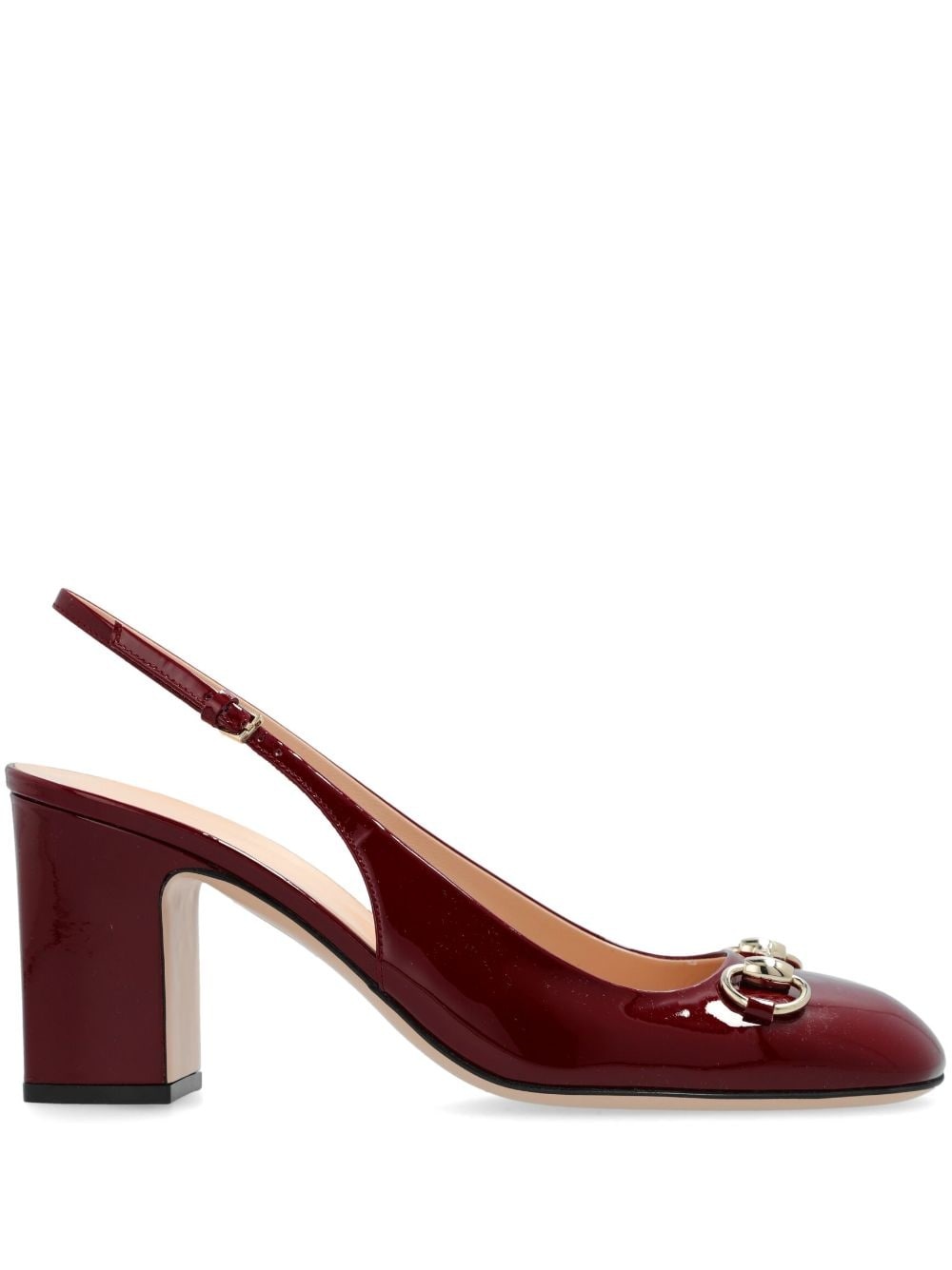 75mm Horsebit slingback pumps - 1