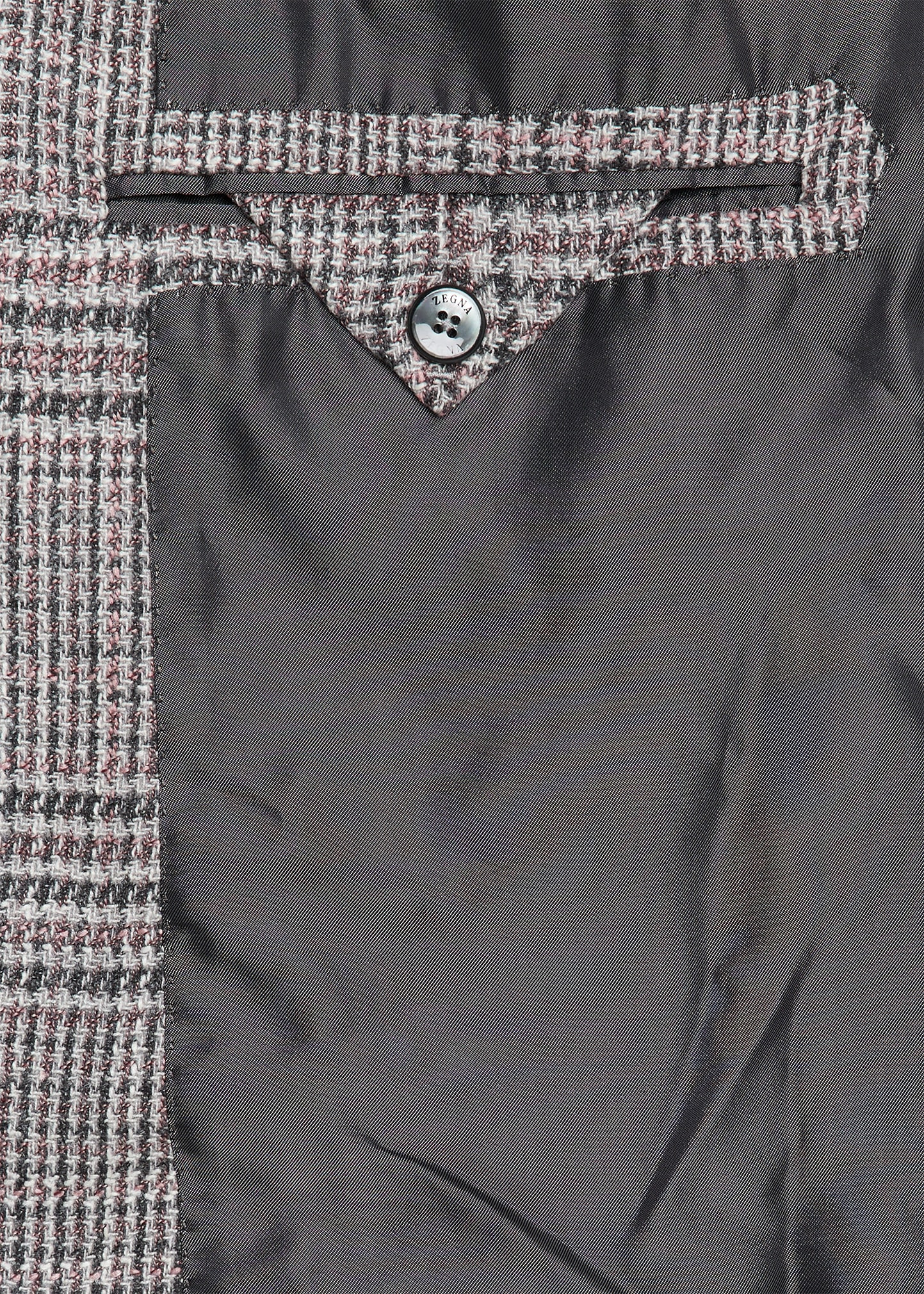 Men's Glen Plaid Winter Crossover Single-Breasted Sport Coat - 5
