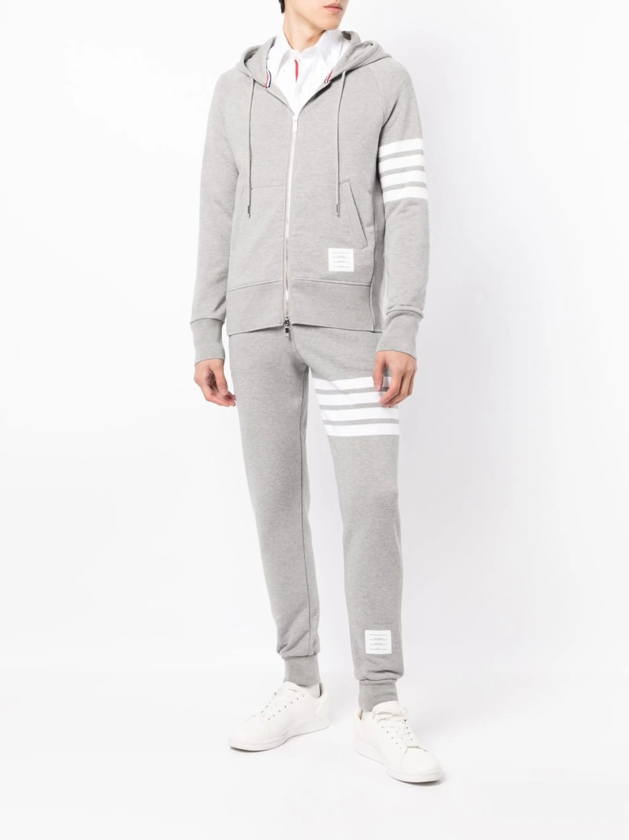 4-Bar zip-up hoodie - 2