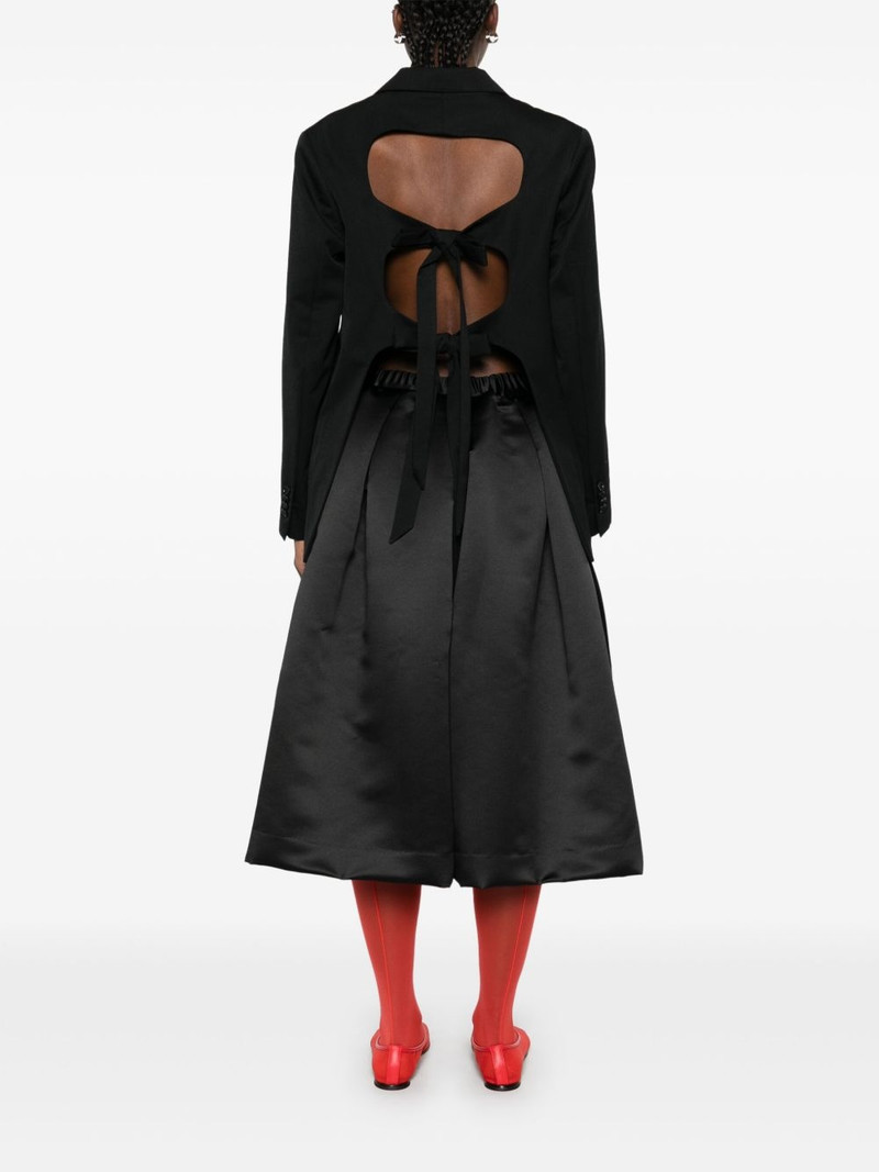 Comme Des Garçons satin wide-leg shorts outlook