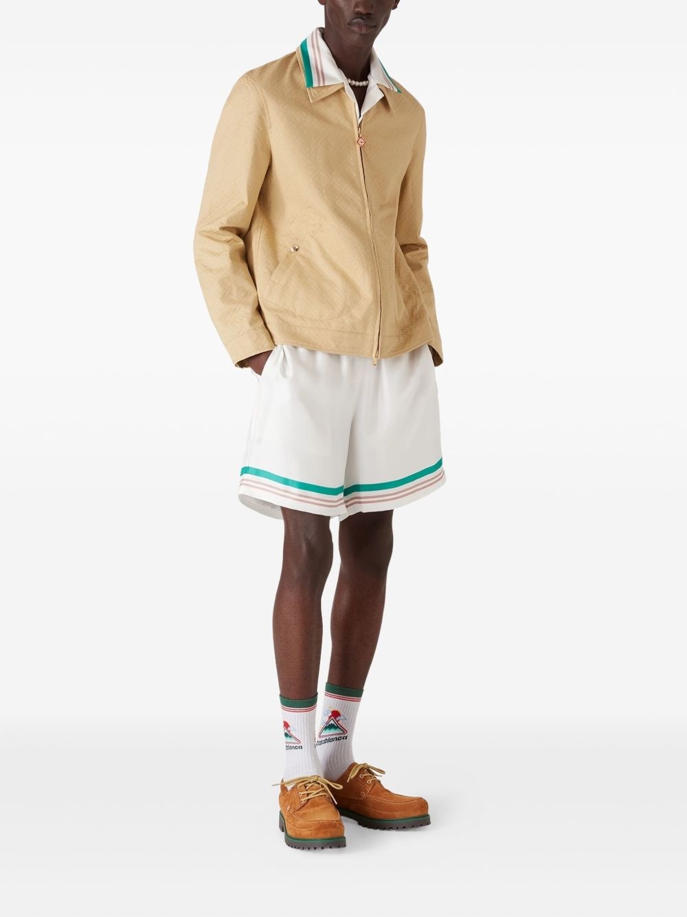 lace-up suede boat shoes - 3