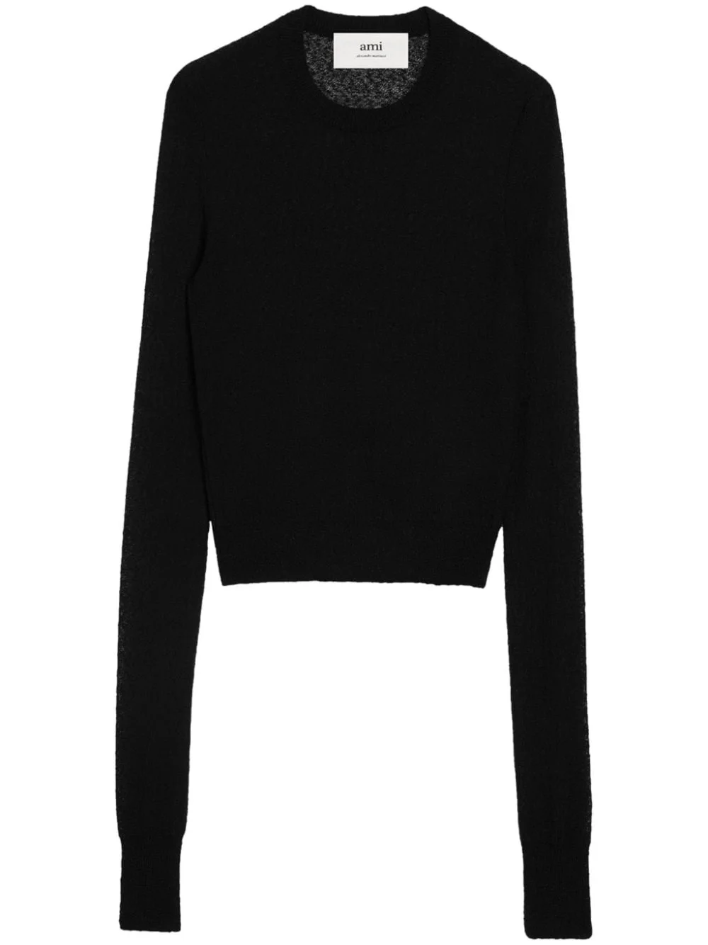 sheer bouclé jumper - 1