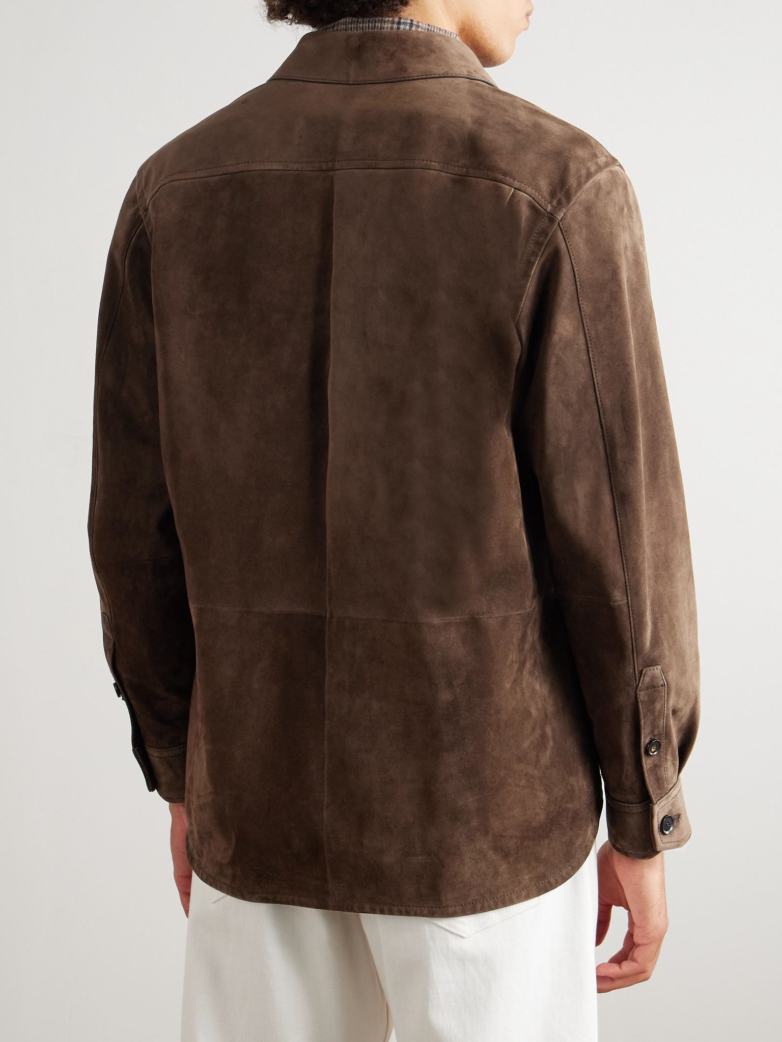 Suede Jacket Brown - 3