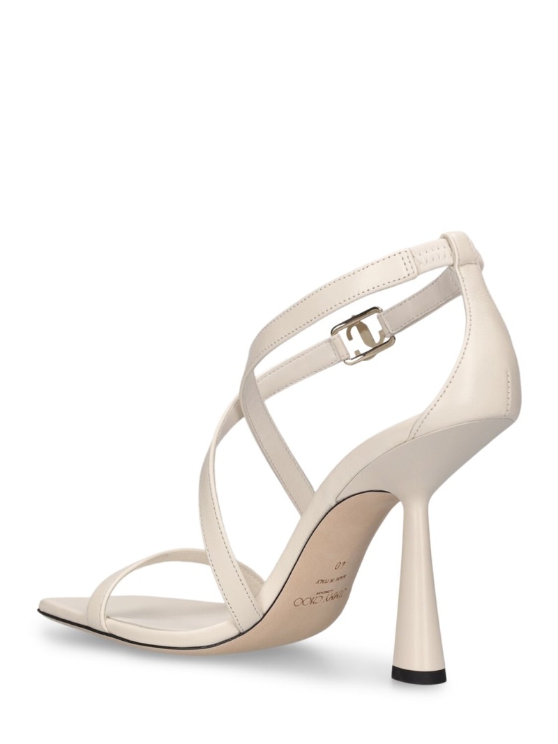 【Jimmy Choo】JESSICA SANDAL 100MM◆JESSICA100NAP JIMMY CHOO 100mm Jessica leather sandals | REVERSIBLE