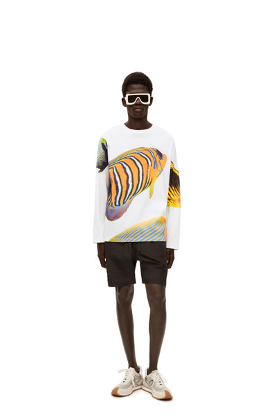 Loewe Fish long sleeve T-shirt in cotton outlook