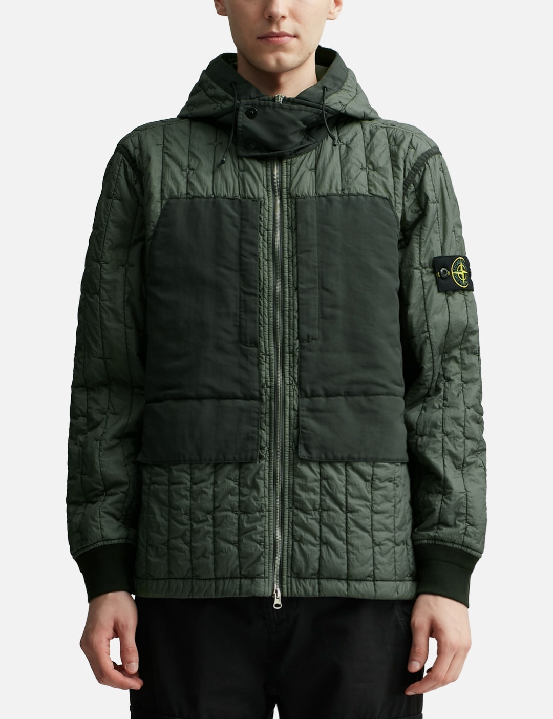 QUILTED NYLON STELLA WITH PRIMALOFT®-TC HOODED BLOUSON - 3