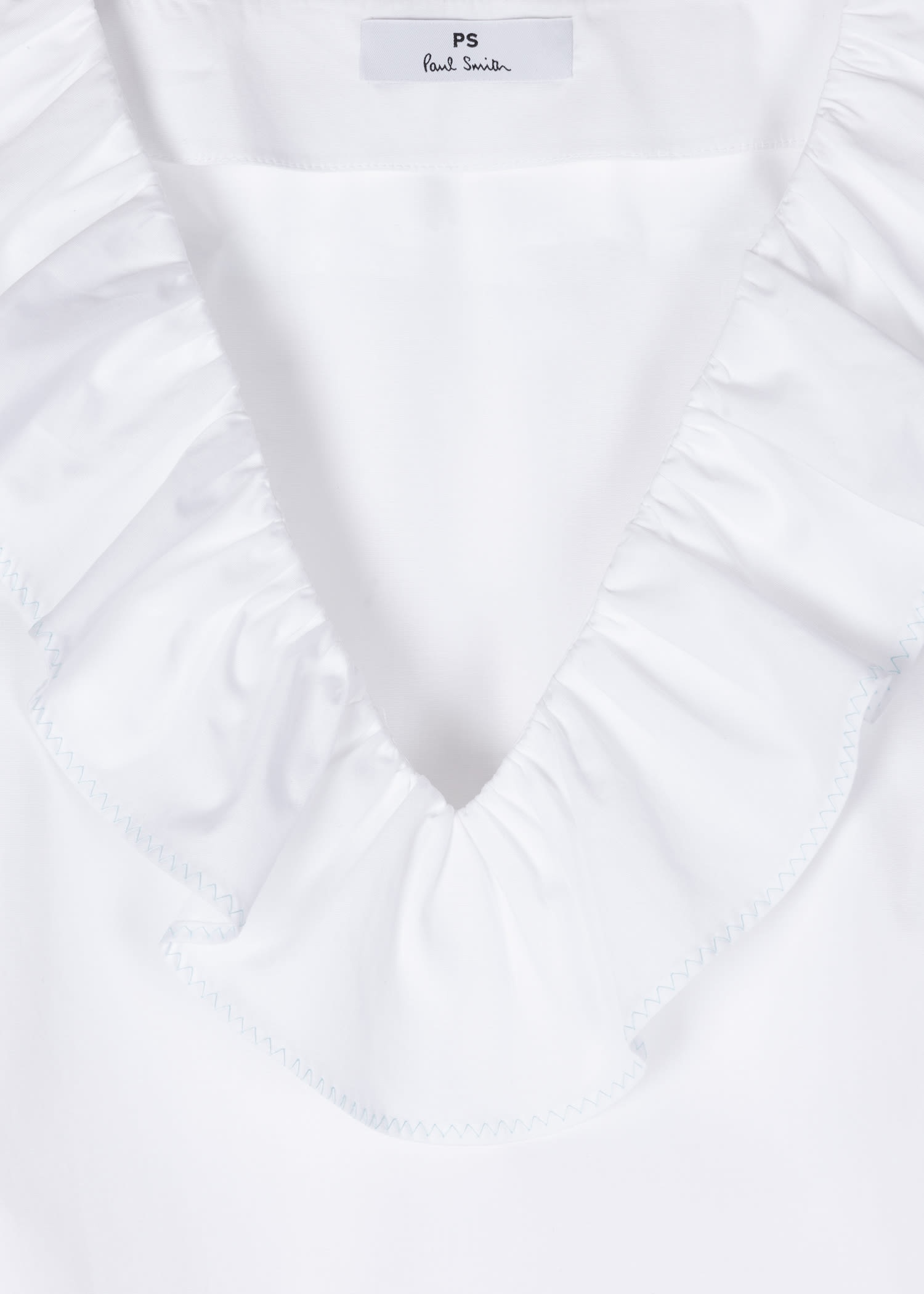 Poplin Frill Collar Top - 2