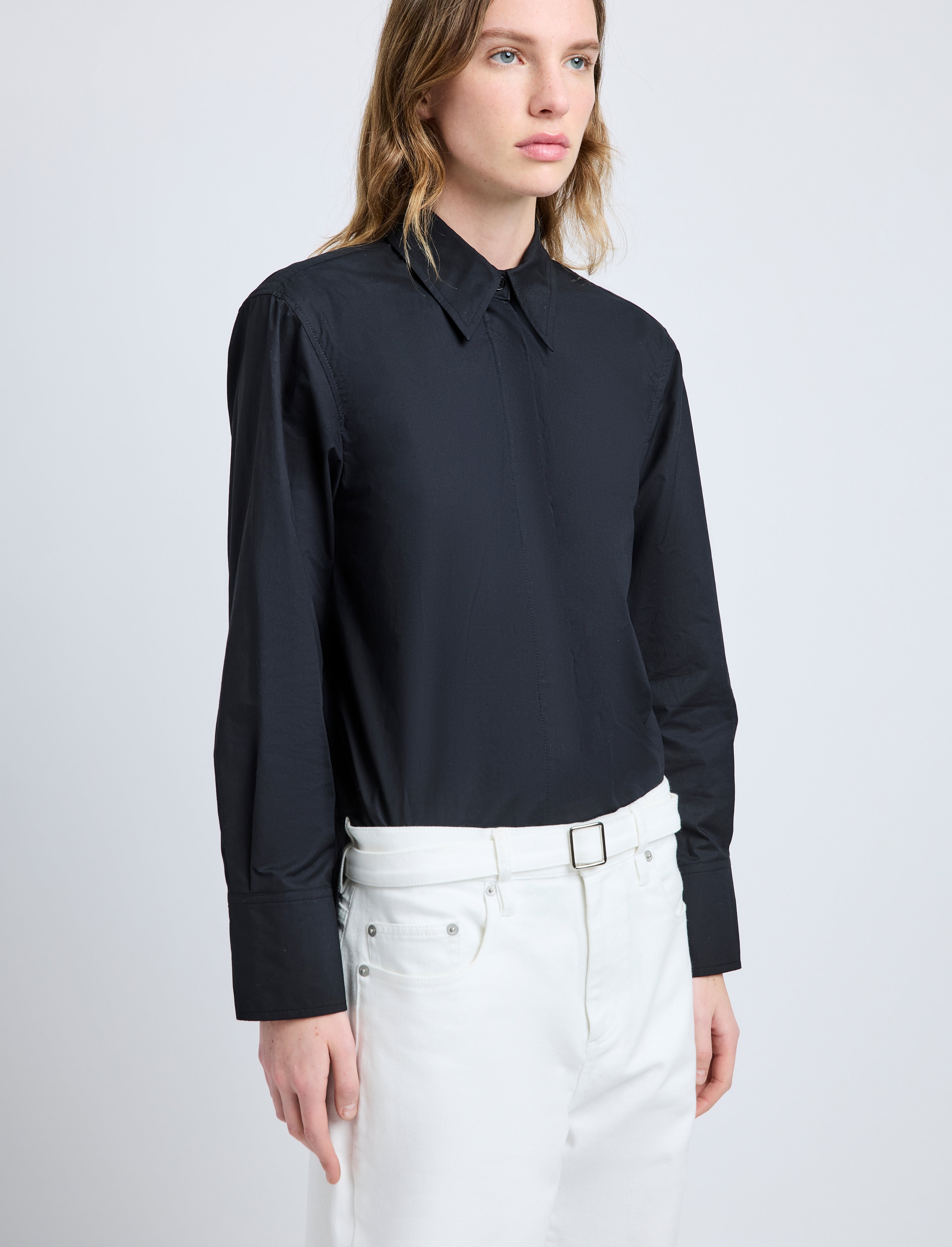 Allen Shirt in Cotton Poplin - 6