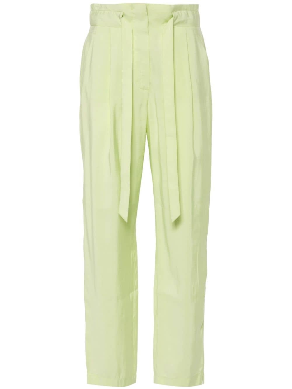 high-waist tapered trousers - 1