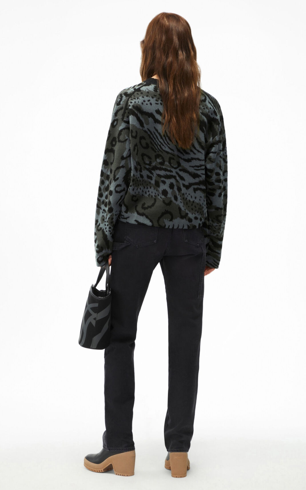 'Archive Leopard' merino wool jumper - 4
