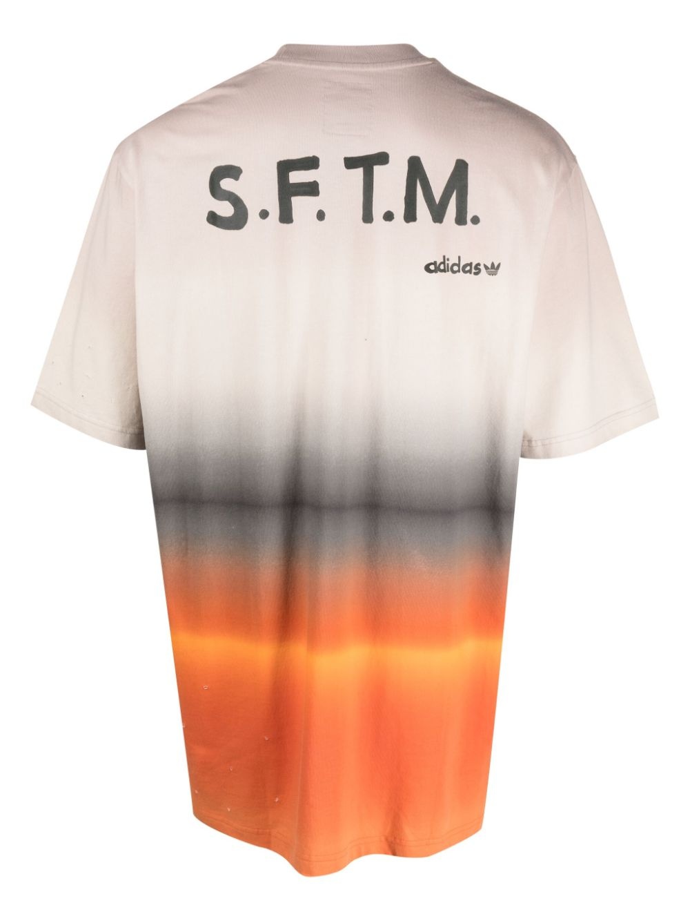 x Song for the Mute gradient-print cotton T-shirt - 2
