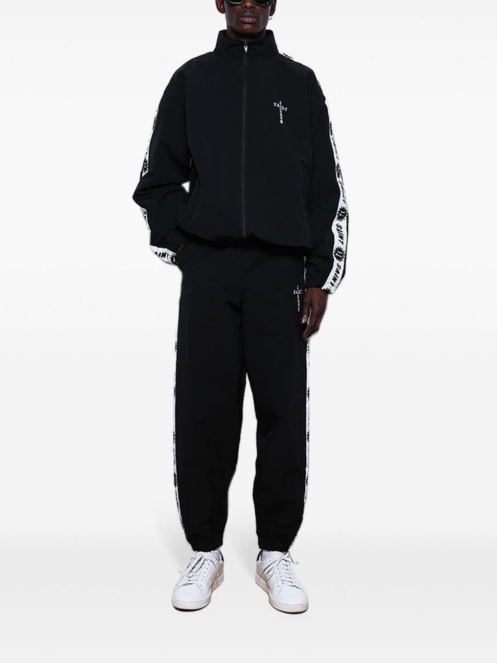 logo-strap jacket - 2
