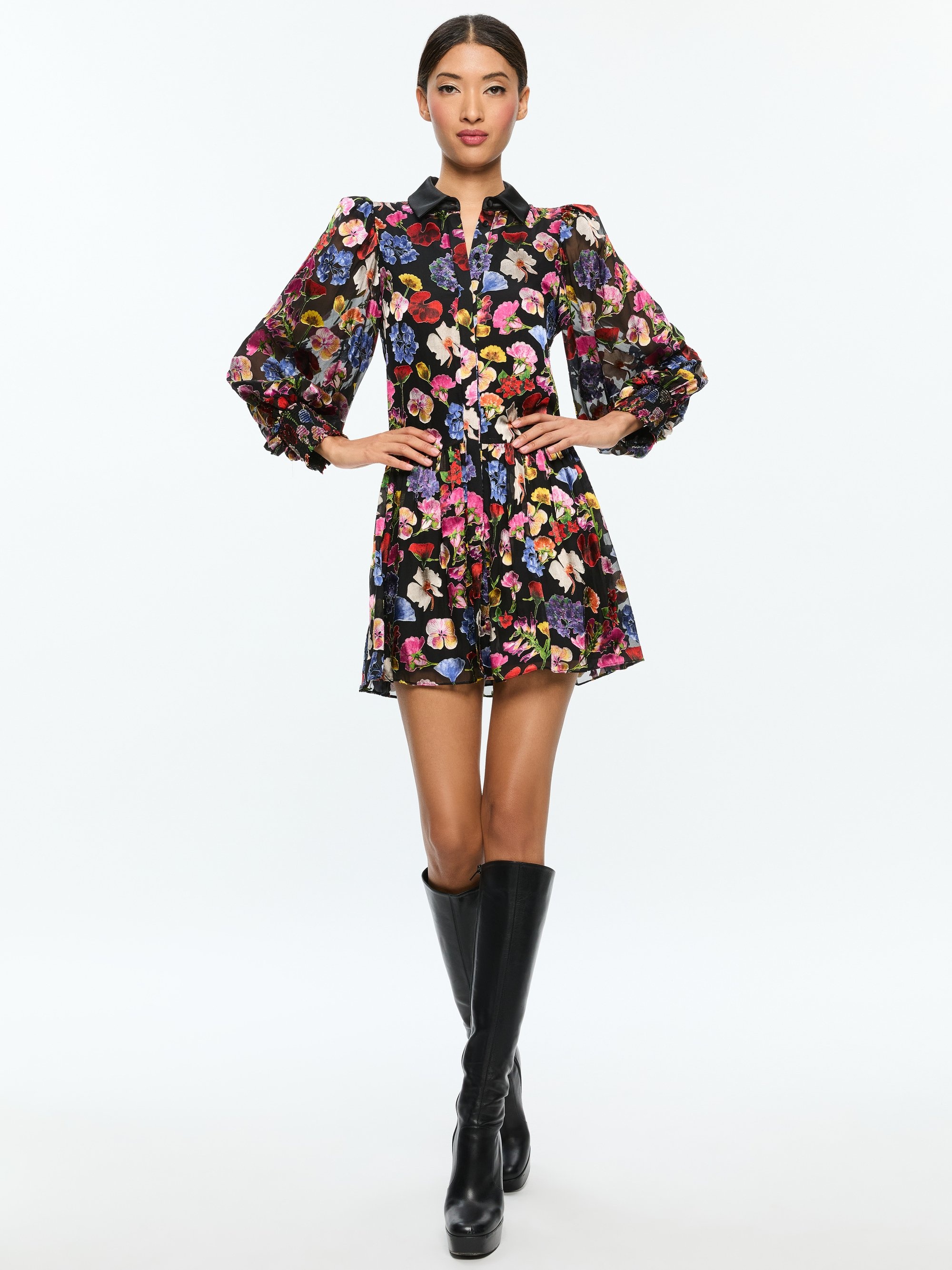 BERTHA MINI SHIRT DRESS - 6