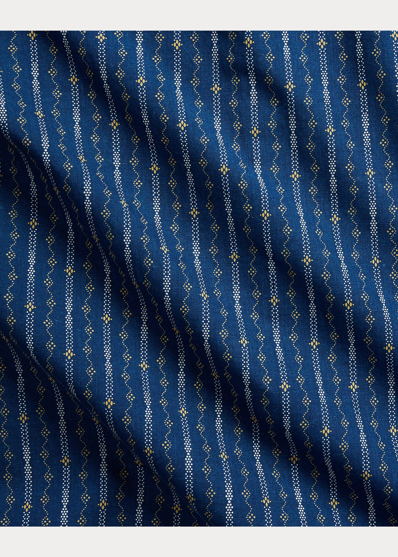 Indigo Print Woven Workshirt 6