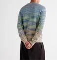 Slim-Fit Striped Cotton-Blend Sweater - 9