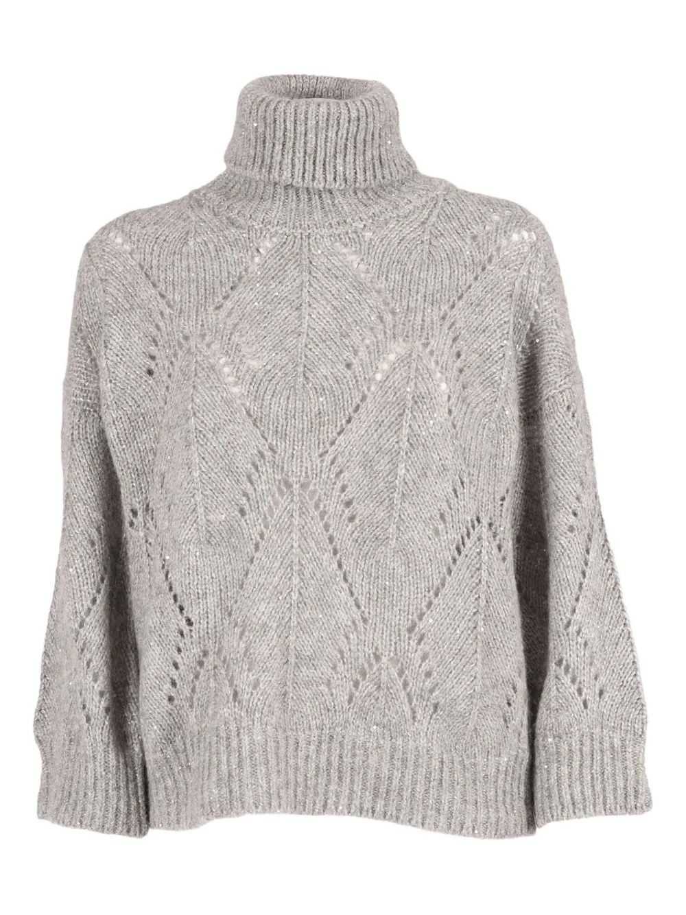 pointelle-knit jumper - 1