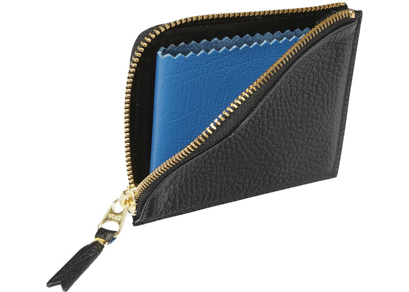 Comme Des Garçons Comme des Garcons SA3100MI Colour Inside Wallet Black/Blue outlook