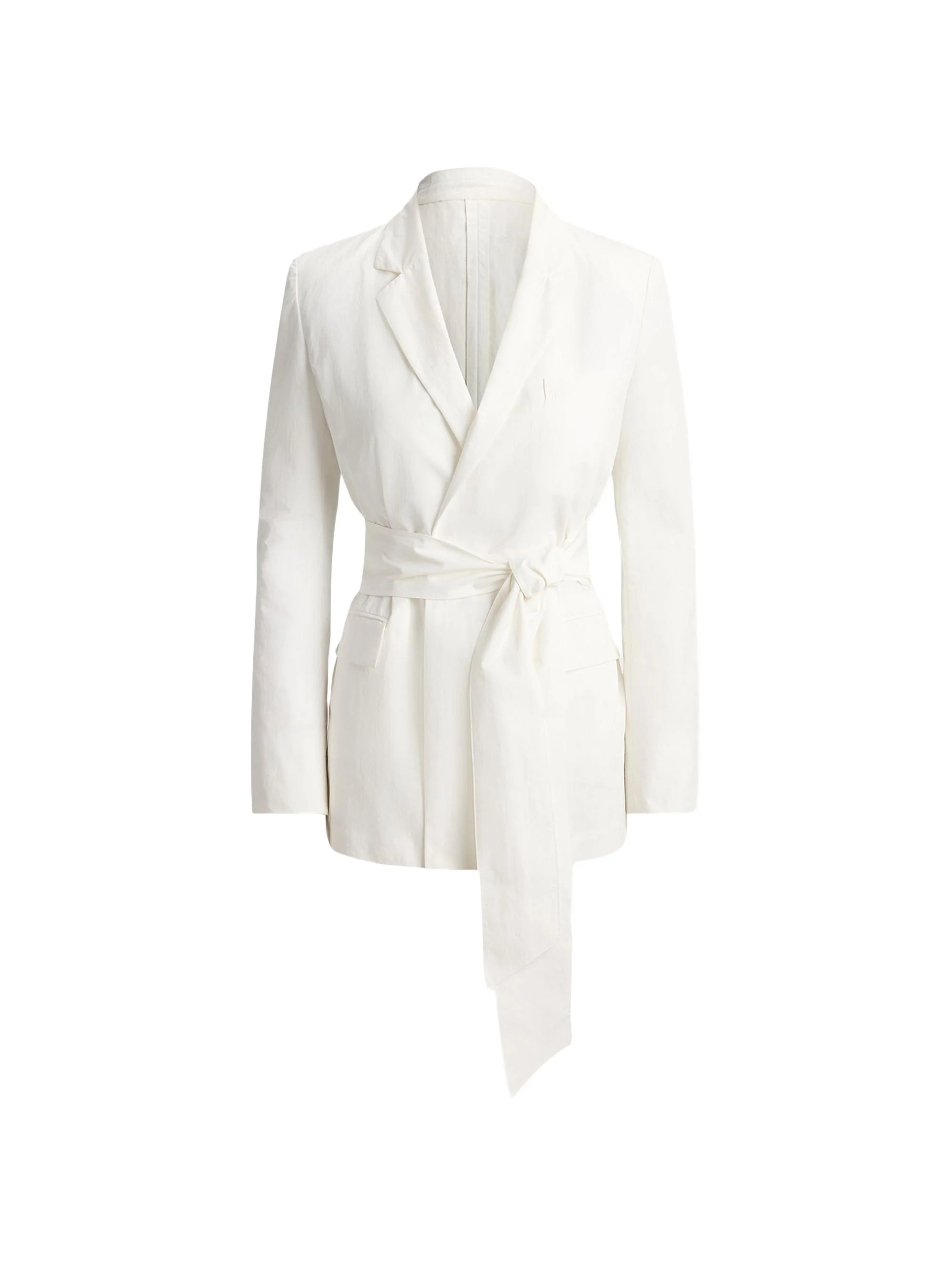 Women's Carlotta Peached Cotton-Blend Jacket - White - 1
