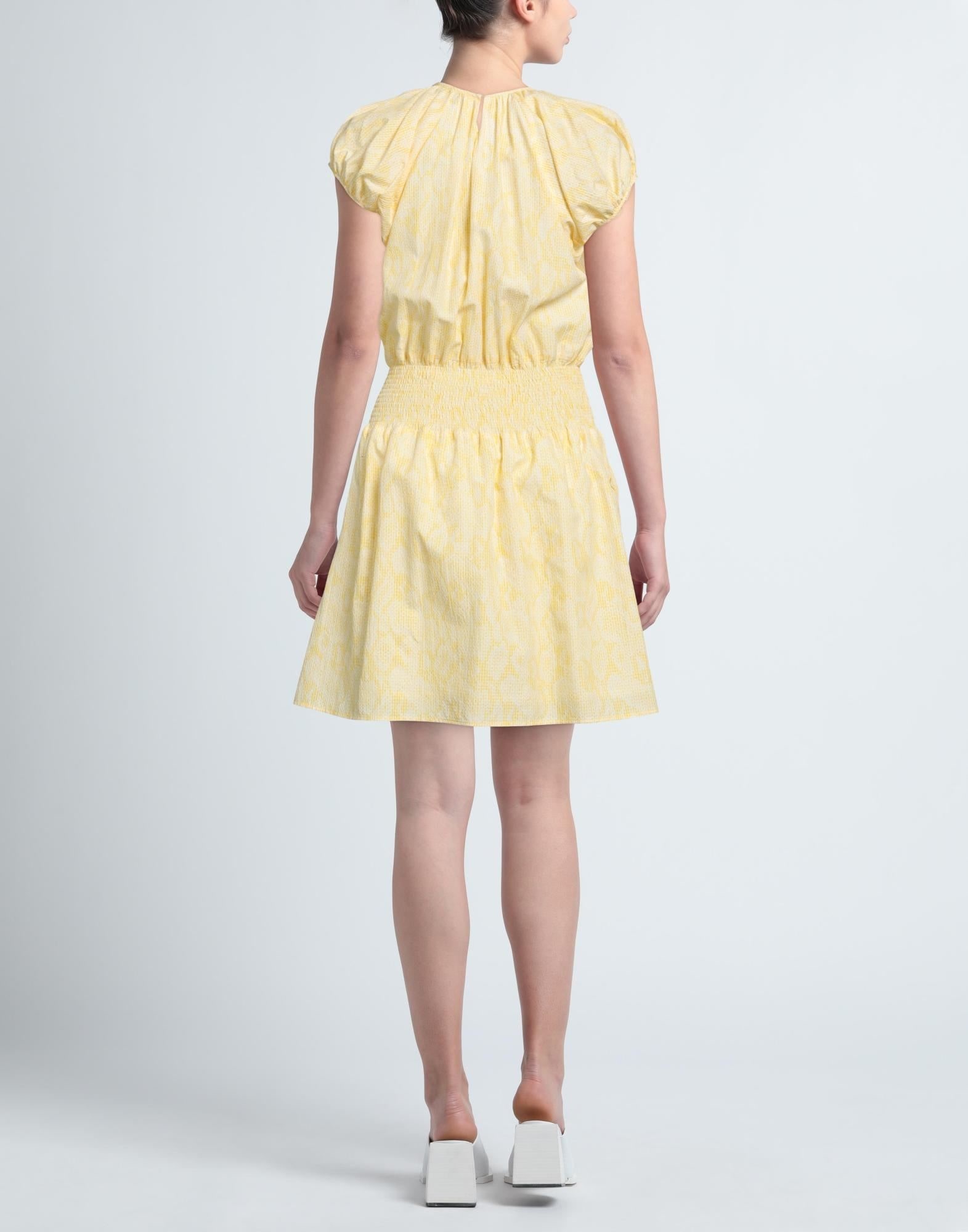Yellow Women's Short Dress - 4
