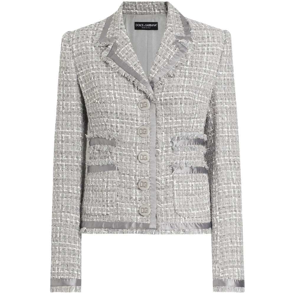 Dolce & Gabbana Grey Jackets - Blazers Women - 1