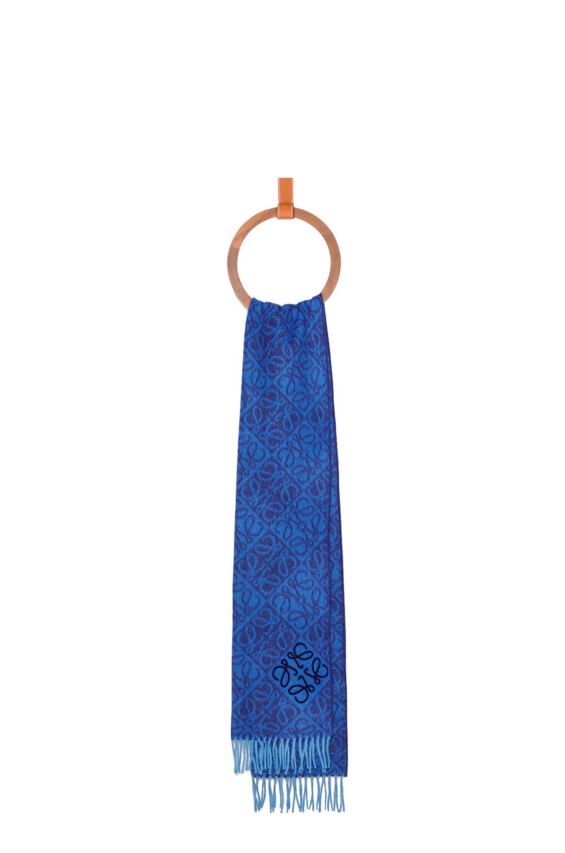Loewe Anagram scarf in wool and cashmere outlook
