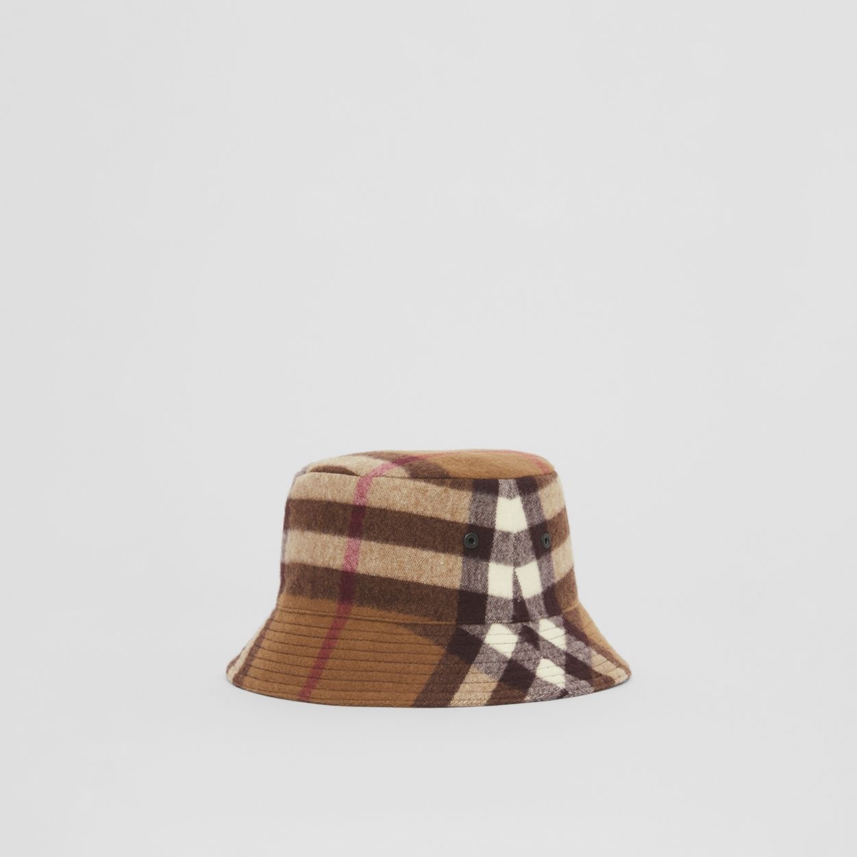 Check Wool Bucket Hat - 5