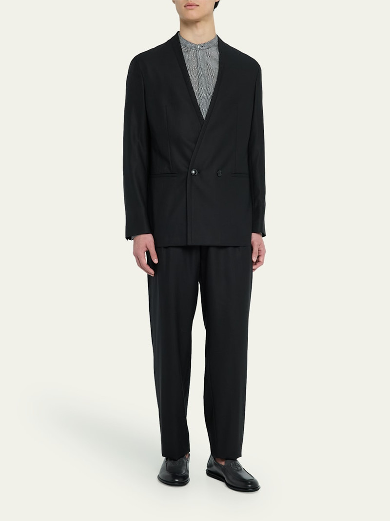 GIORGIO ARMANI Men's Upton Double-Breasted Suit outlook
