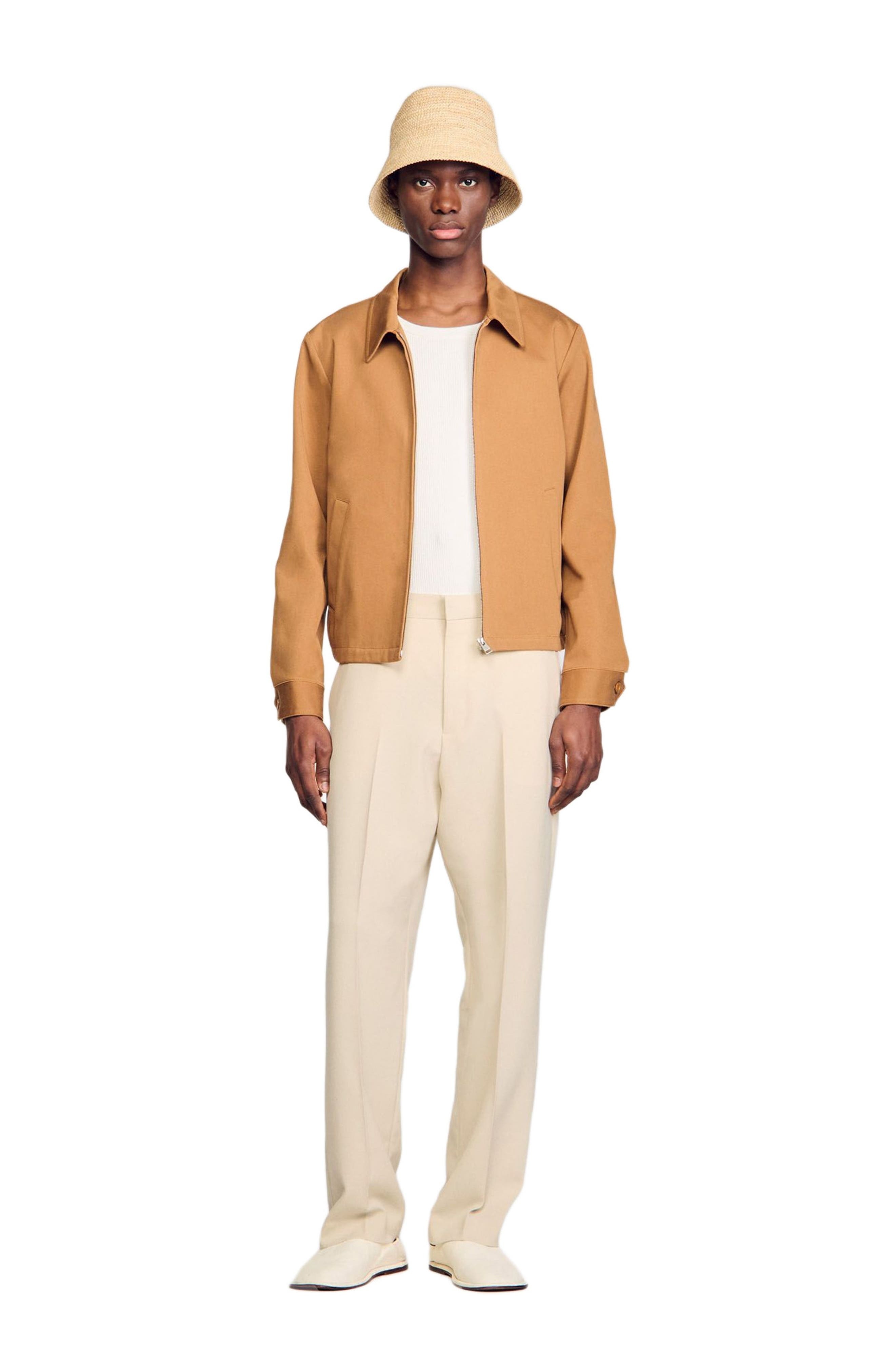 SANDRO Cotton jacket in Hazel at Nordstrom - 1