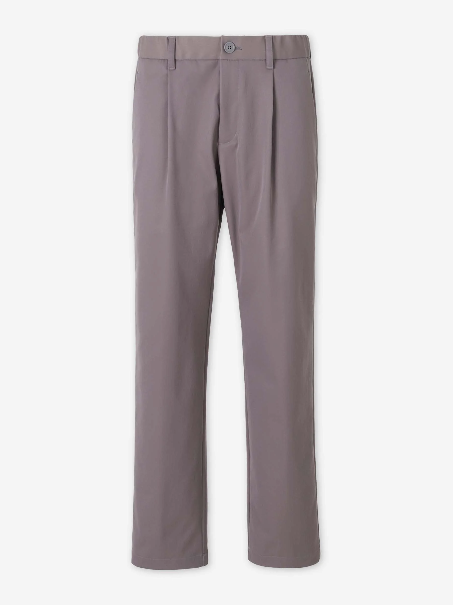 POLYESTER STRAIGHT LEG PANTS - 1