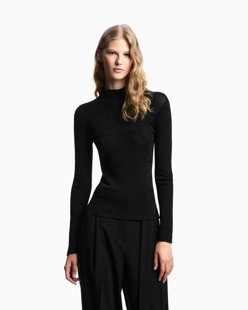 EMPORIO ARMANI 3D-EFFECT LUREX KNIT outlook
