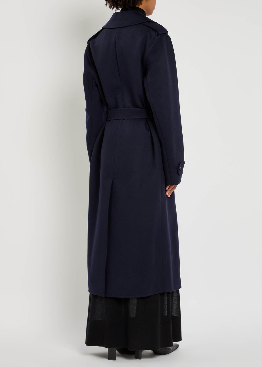 Stella Mccartney Double Face Wool Trench Coat - 3