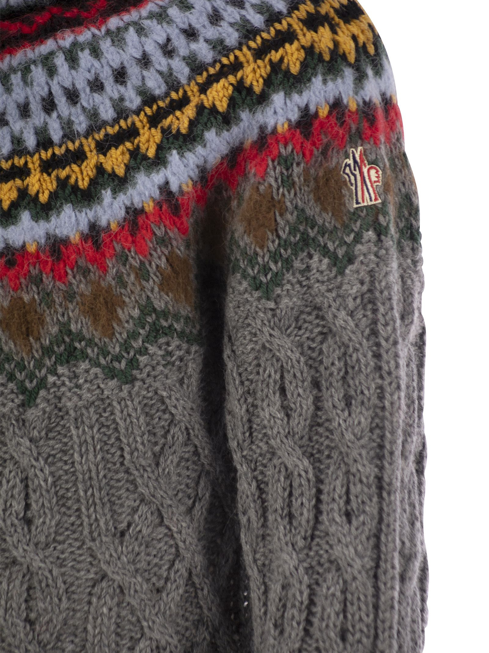 Moncler Grenoble Men Wool And Alpaca Jumper - 4