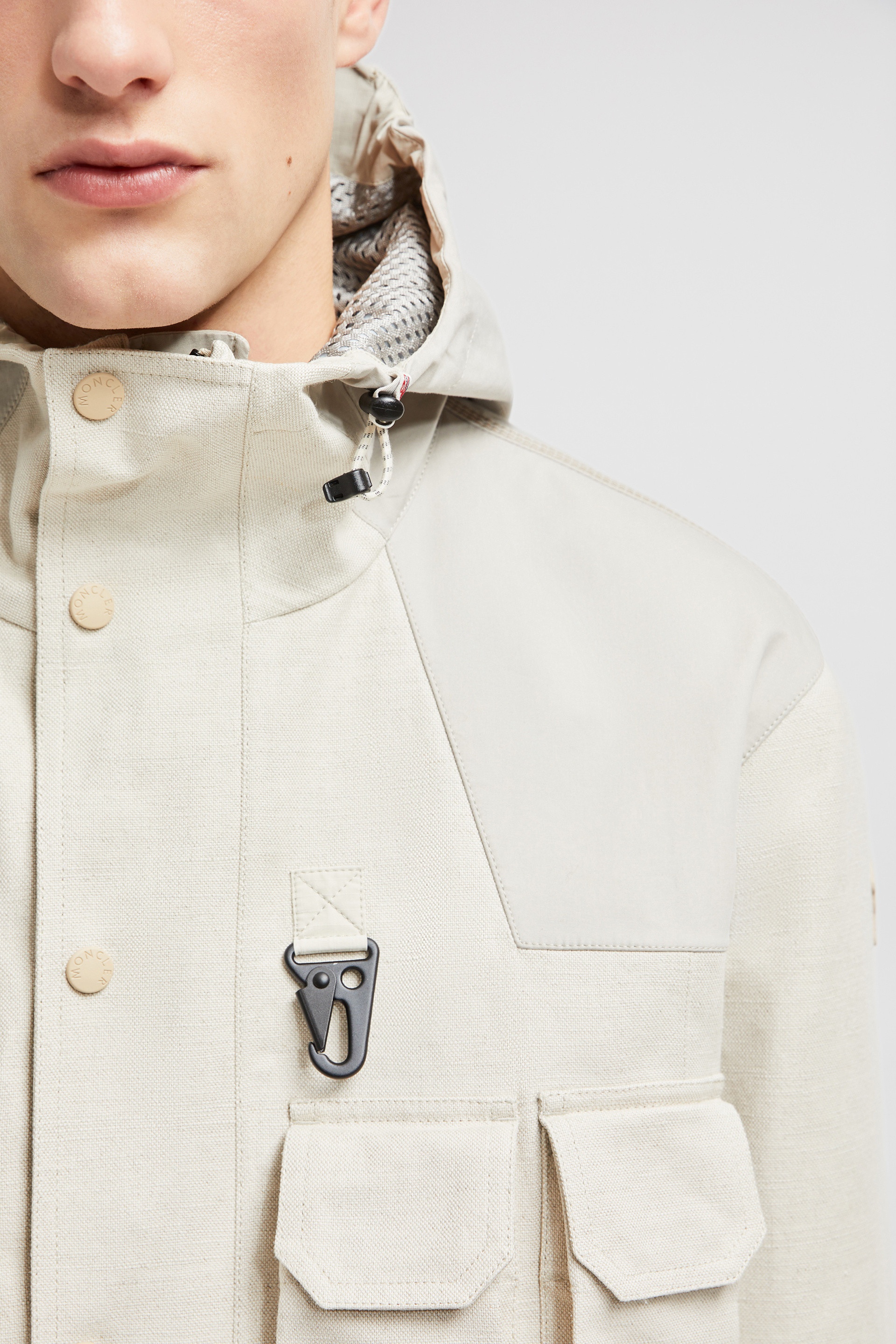 Spur Hooded Linen & Cotton Field Jacket - 8