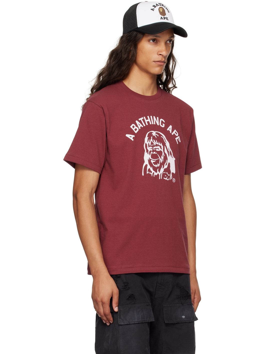 Burgundy Archive Graphic T-Shirt - 2