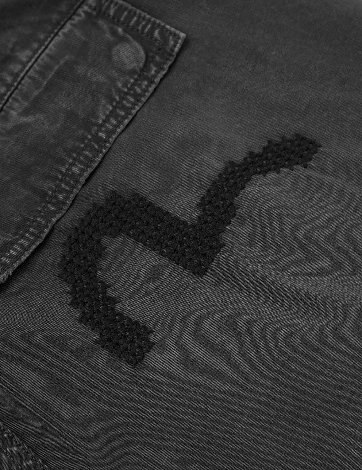 Totem Seagull Embroidery Straight Fit Cargo Pants - 6