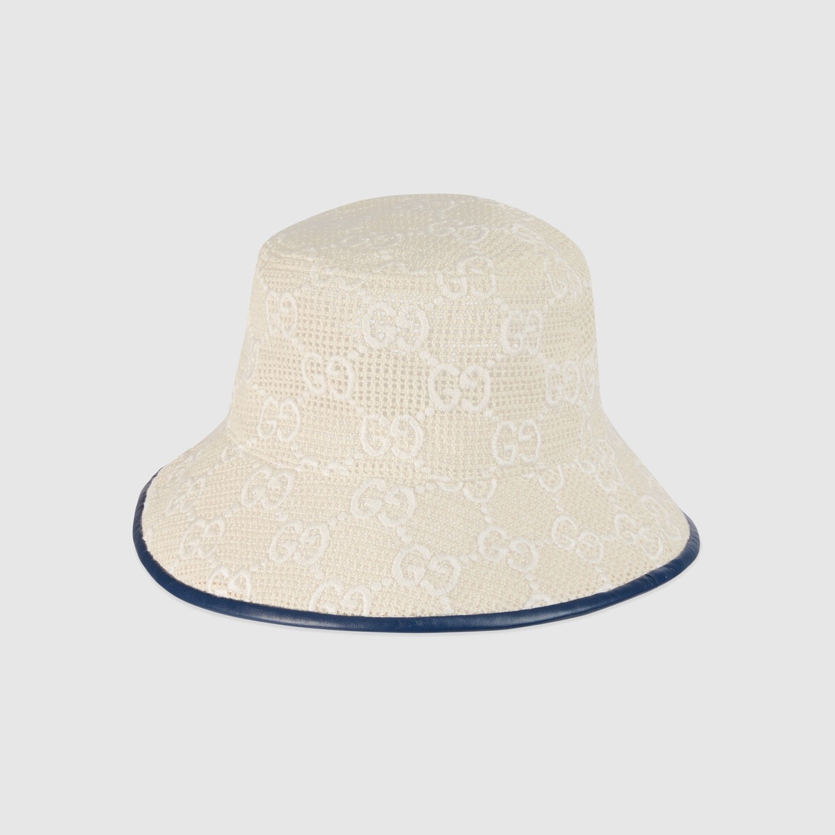 GG embroidered cotton bucket hat - 1