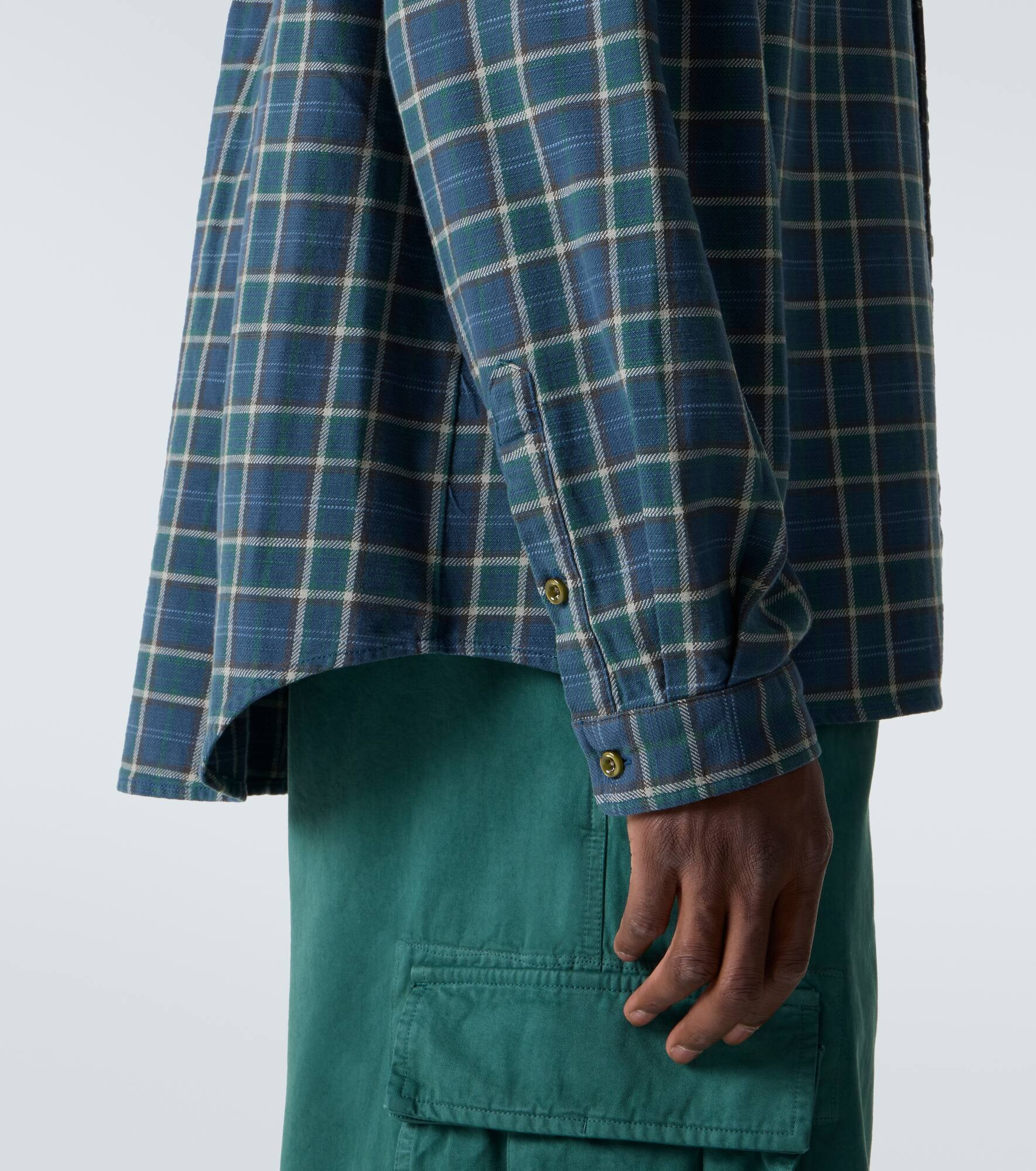 Checked cotton shirt - 6