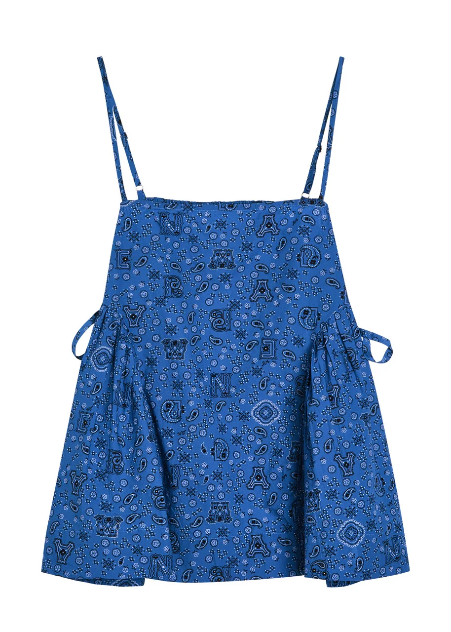 Damson Madder Cressida Paisley Cotton top - 1