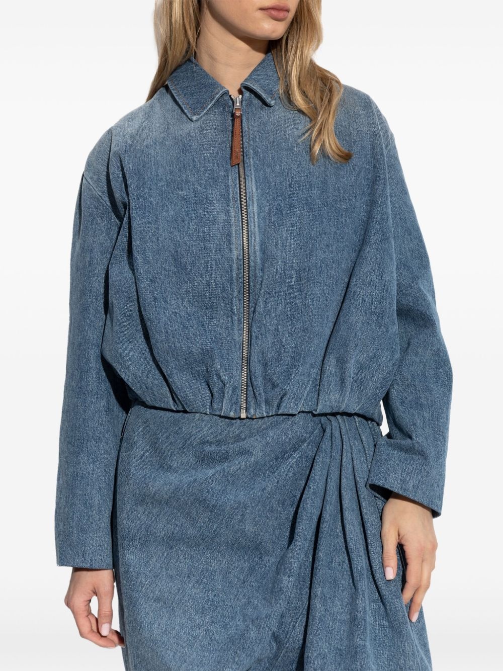 draped jacket - 3