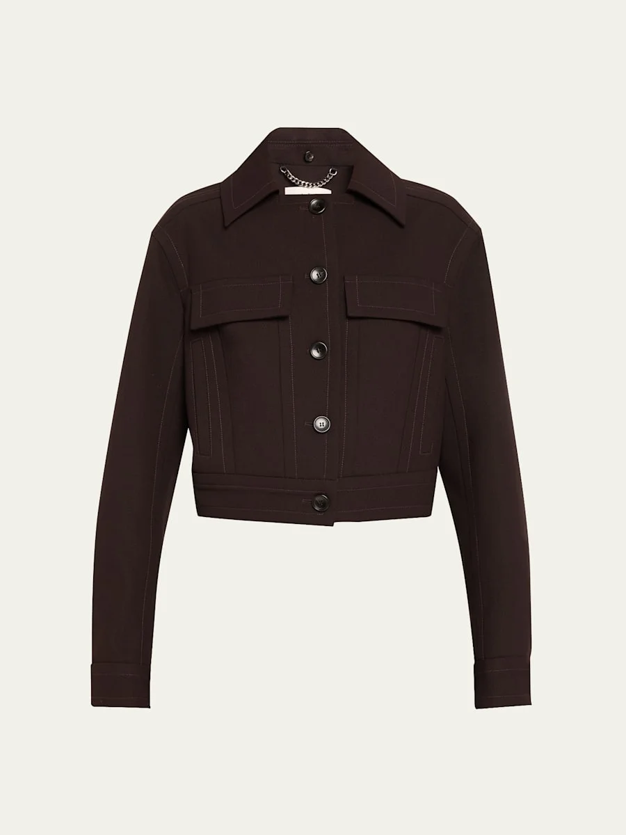 Blake Cropped Jacket - 1