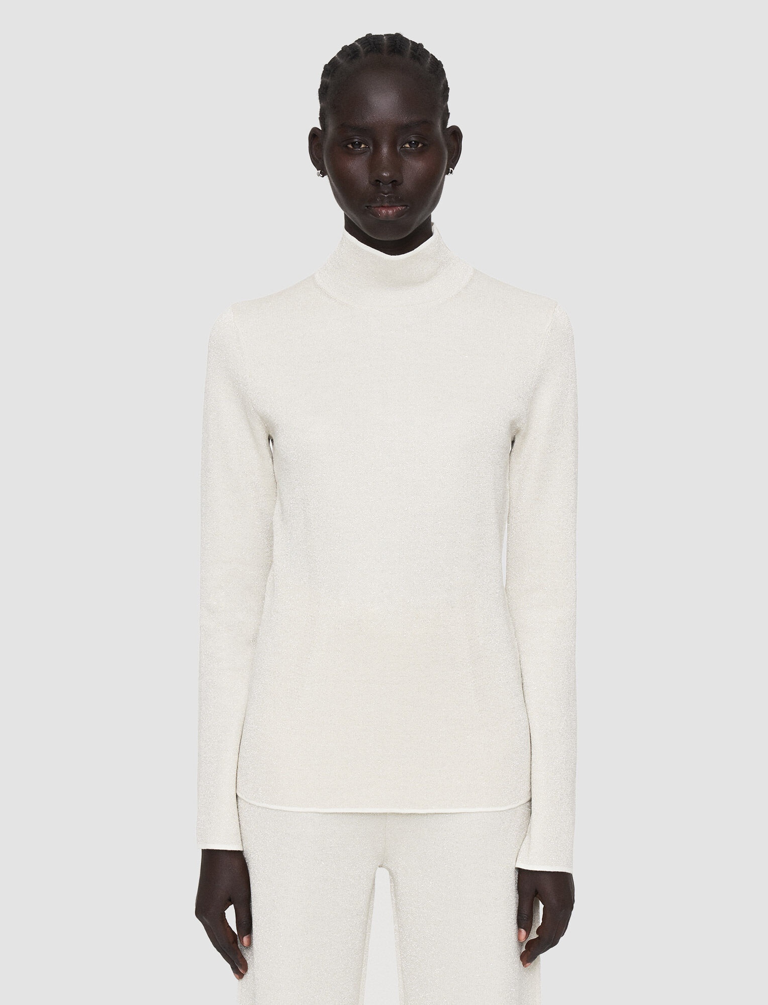 Double Face Lurex Merino Top - 3