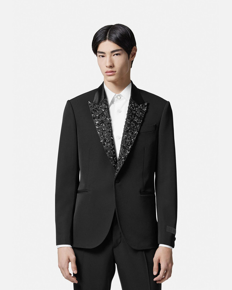 Crystal Single-Breasted Blazer 3