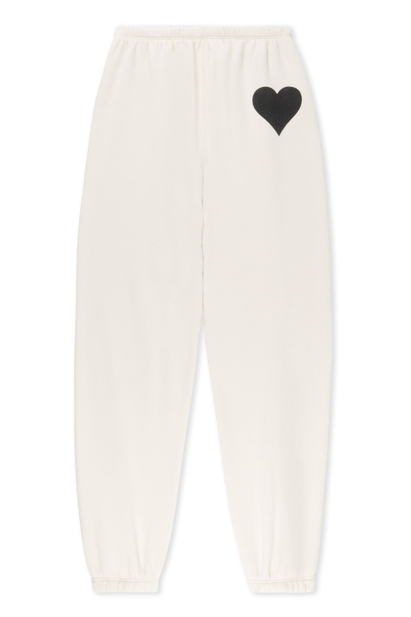 VINTAGE WHITE HEART SWEATPANTS - 6