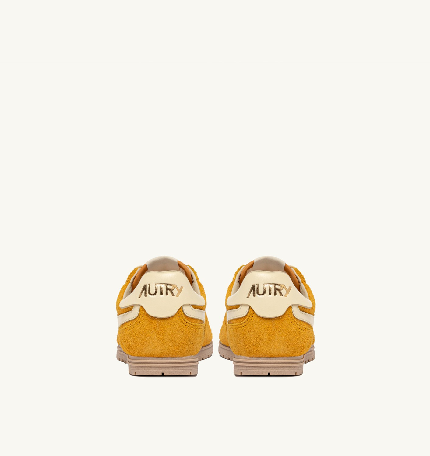 SNEAKERS WINDSPIN IN SUEDE AND LEATHER COLOR MINERAL YELLOW AND RUTABAGA - 3
