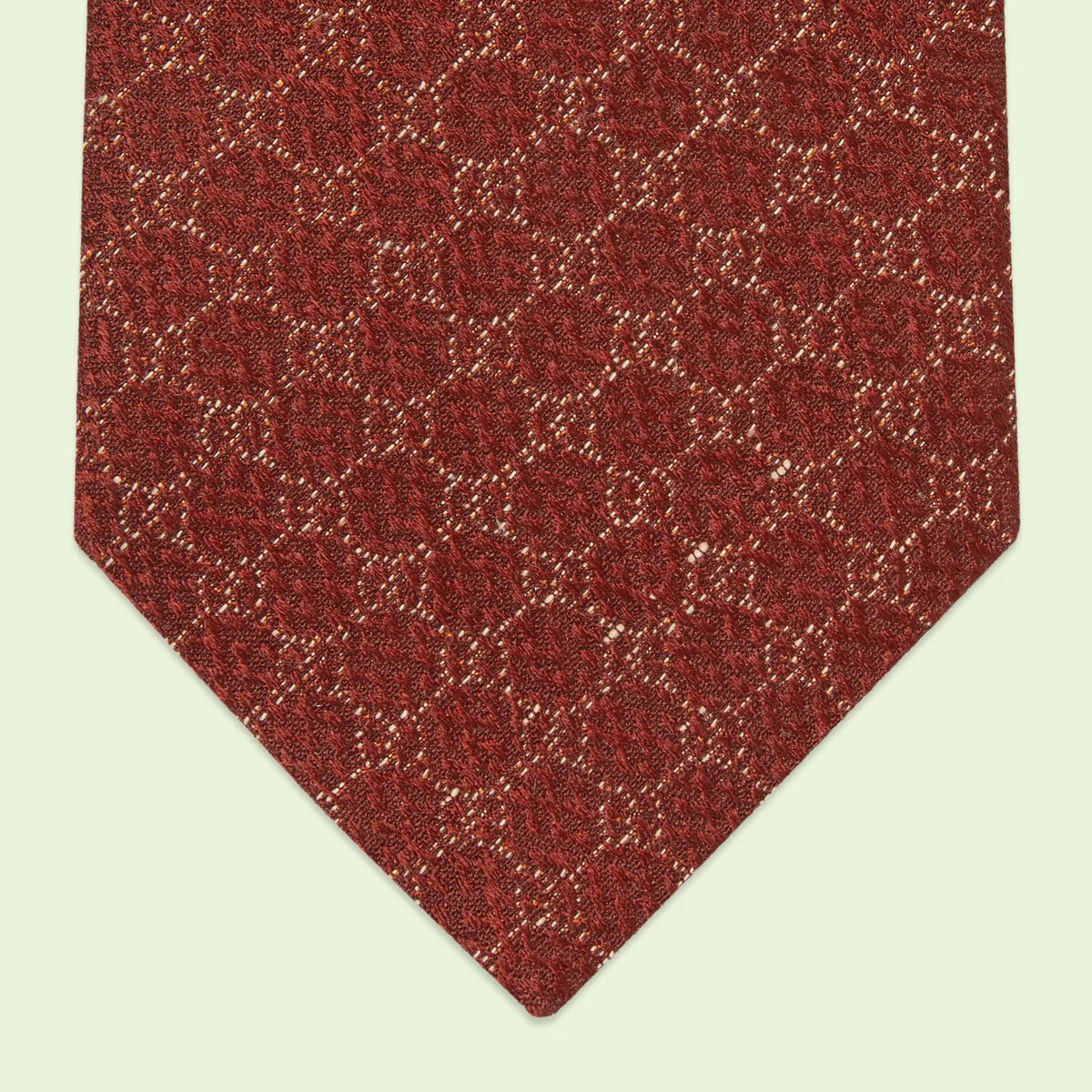 GG silk jacquard tie - 4