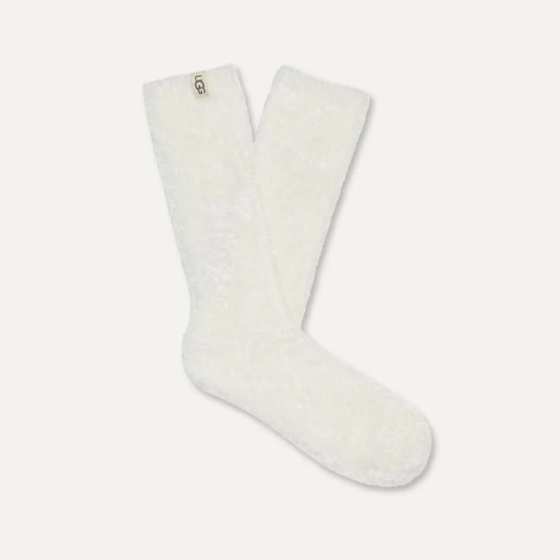 ® Women's Leda Cozy Sock Polyester Blend/Recycled Materials in White/ - 1