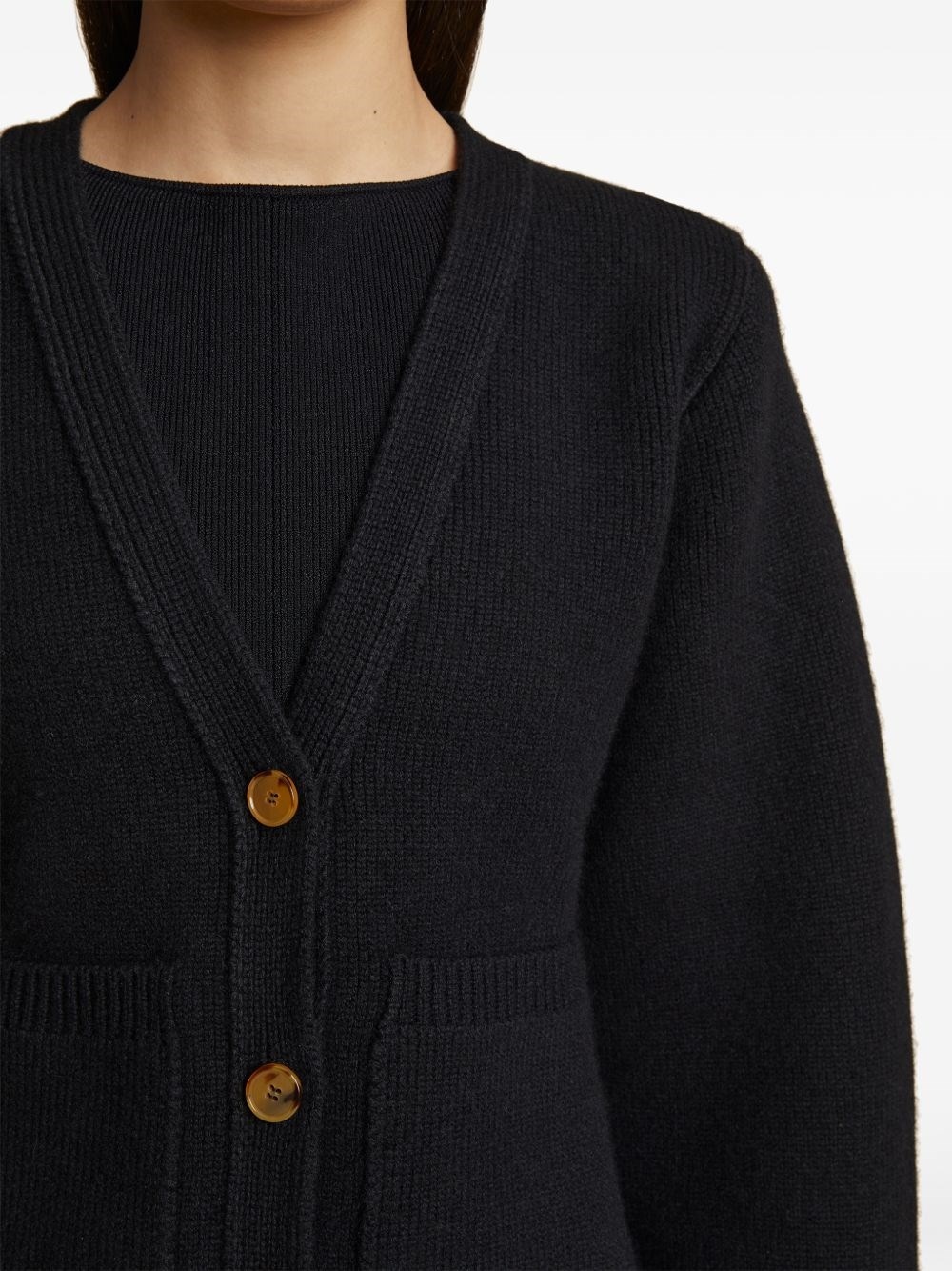 Scarlet cashmere cardigan - 3