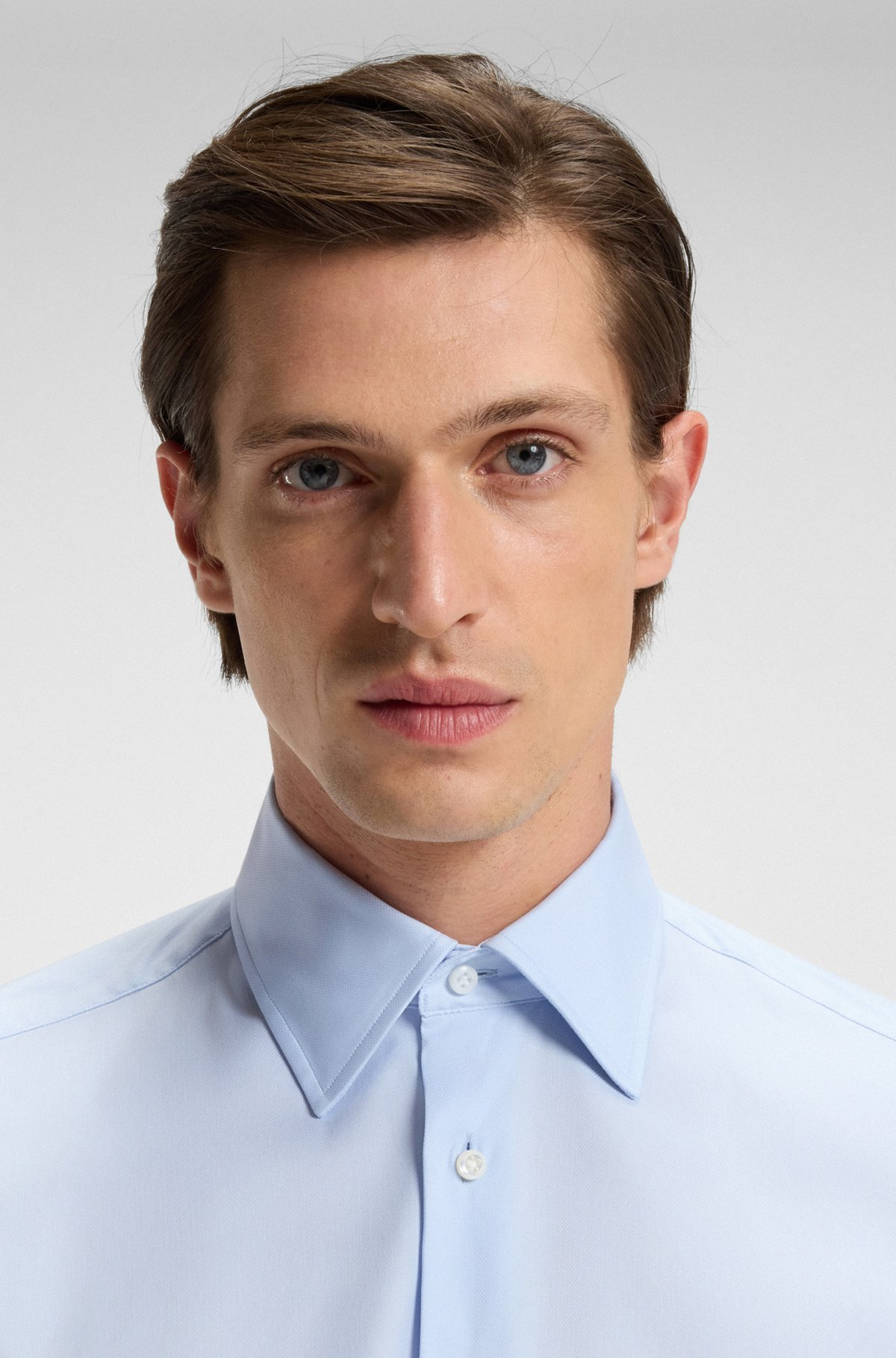 SLIM-FIT SHIRT IN AN ITALIAN COTTON - 3