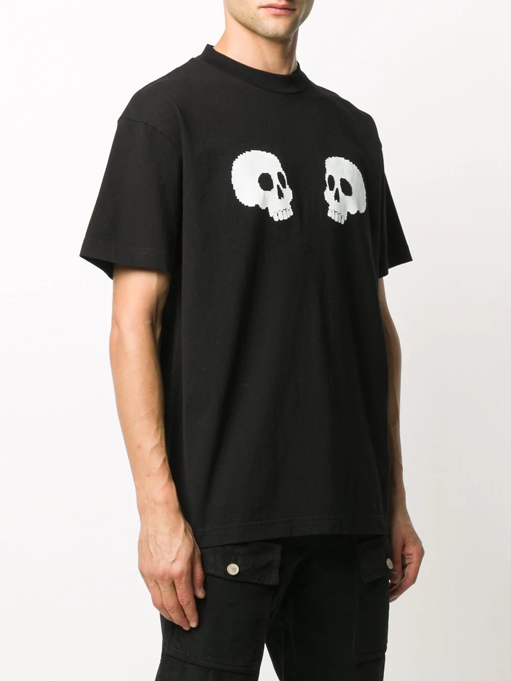 skull print T-shirt - 3