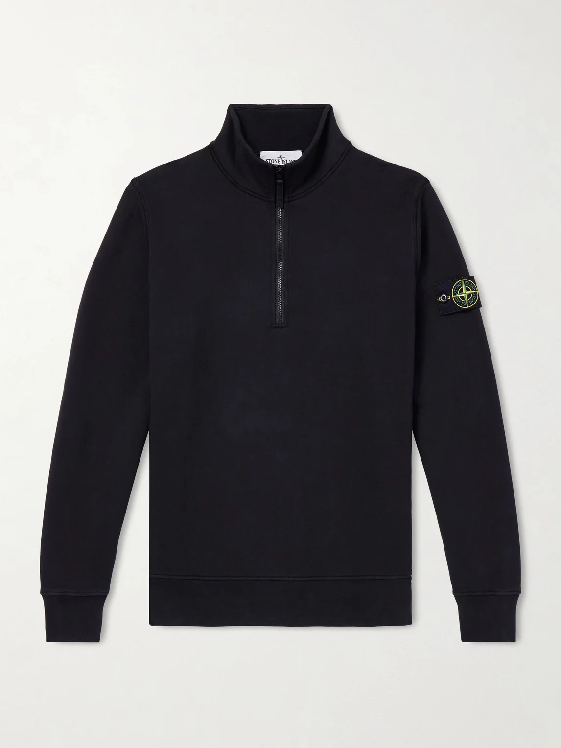 Organic Cotton Fleece Half-Zip Sweatshirt - 1